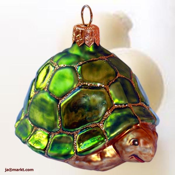 Christbaumschmuck SCHILDKRÖTE   einzigartiger Glasschmuck