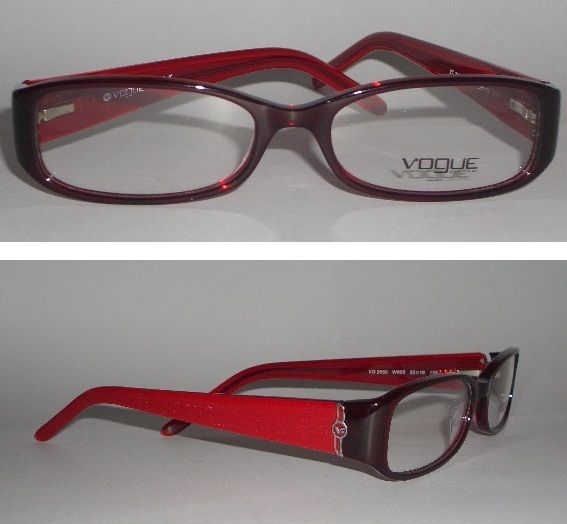 VOGUE Brille VO2650 W905 für Damen Bordeaux/Rot Gr.52 NEU