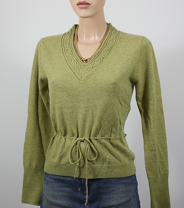 Pullover, V Ausschnitt, 100% Kaschmir 38/M G501 UVP 399€ NEU