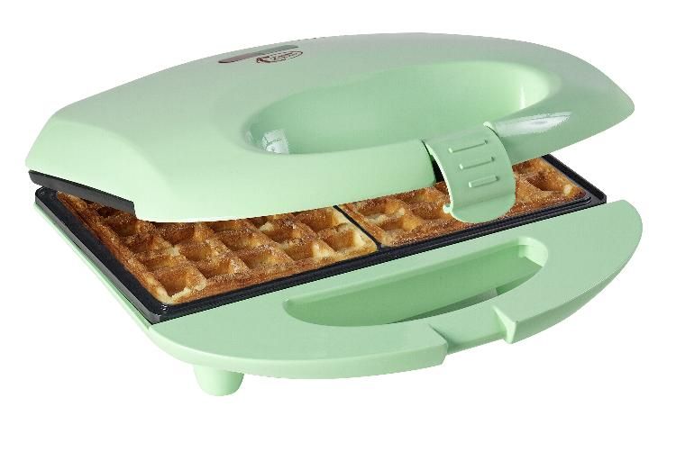 Bestron DSW400 Waffeleisen für 2 Belgische Waffeln, 700 Watt