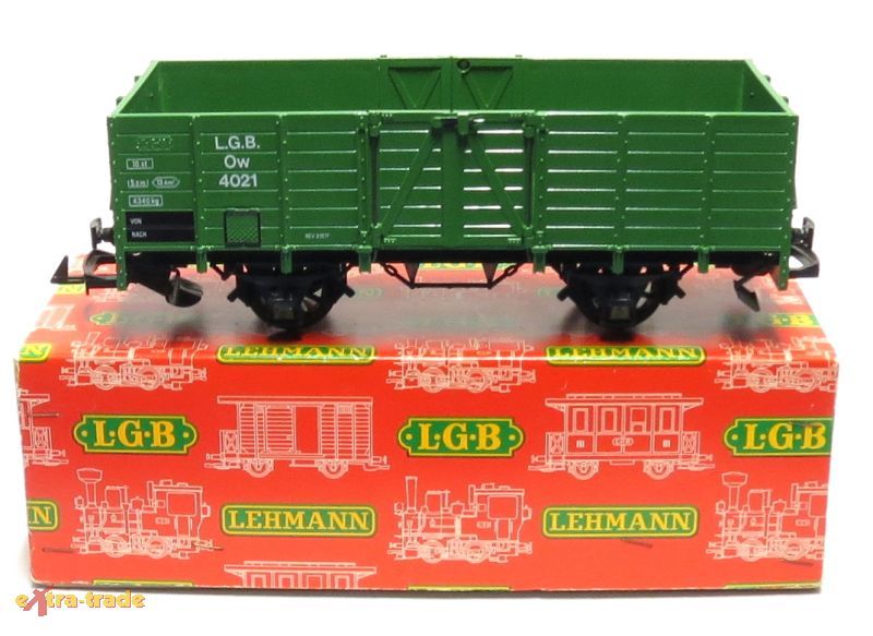 LGB LEHMANN HOCHBORDWAGEN °4021° MIT OVP; SPUR G   3KWCM391