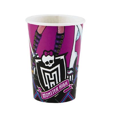 Monster High Becher Partybecher Pappbecher Kindergeburtstag Party