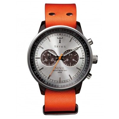 Triwa Uhr NEAC102 O Havana Nevil Orange Chronograph NEU