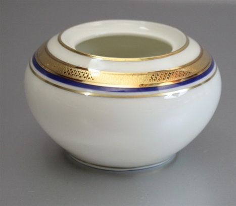 Thomas Ivory blau goldener Rand 6235 Zuckerdose ohne De