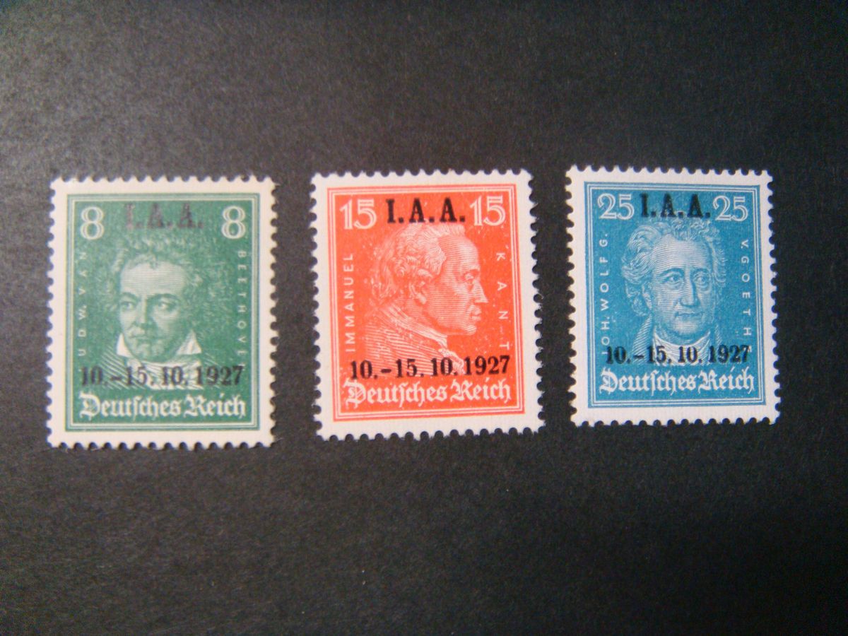 DR Mi.Nr. 407 409 IAA POSTFRISCH (MNH)