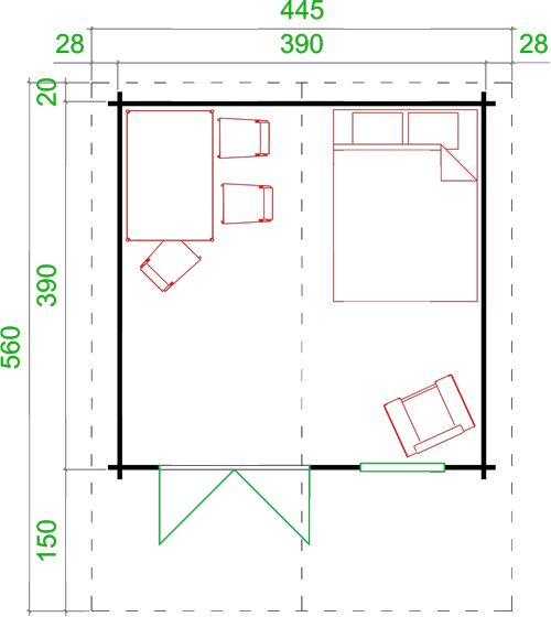 Gartenhaus Gotland 5 E Blockhaus Gerätehaus Holzhaus Schuppen 410x410