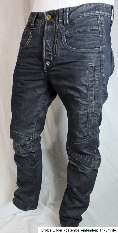 STAR RAW COSMO PANT BREEZE DENIM JEANS BLAU SCHWARZ HOSE 33/32 TOP