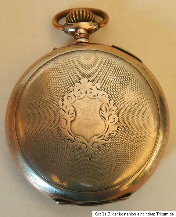 Taschenuhr Emil Phillip Pr. Holland, Breguet Spirale / 800er   Silber