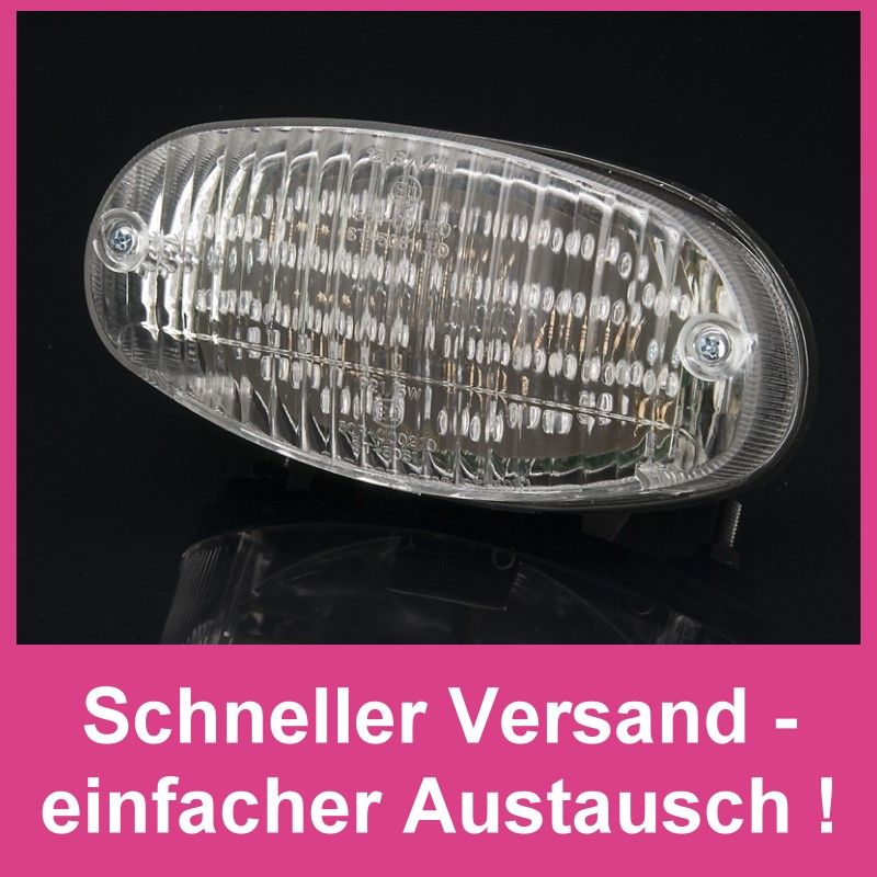 LED RÜCKLICHT KLAR WEISS YAMAHA XVS650 XVS1100 DRAGSTAR