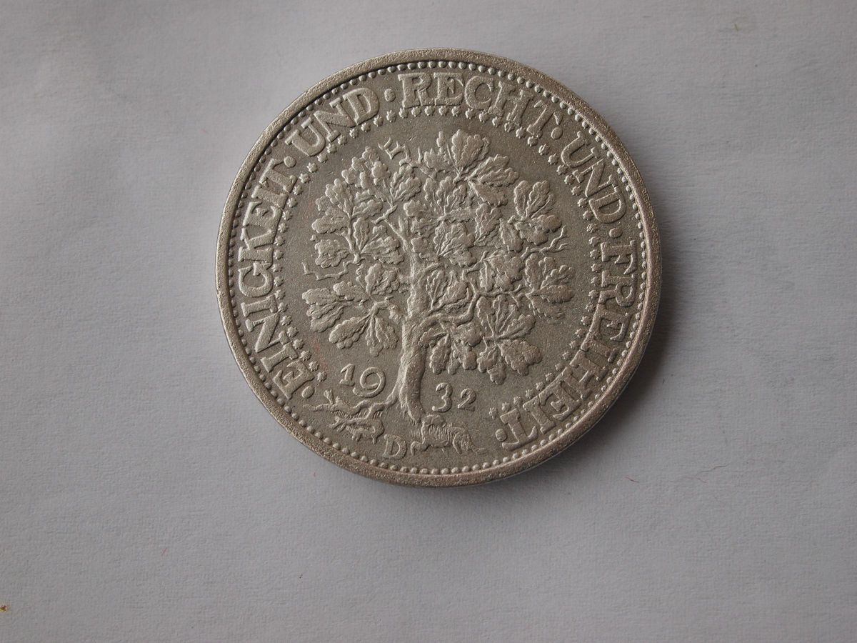 Reichsmark 1932 D Eichbaum (413)