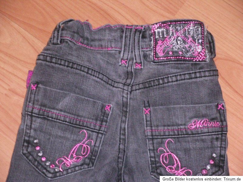 Zuckersüsse DISNEY MINNIE Jeans by C&A gr.104 NEUW. Kolle.2012 RAA