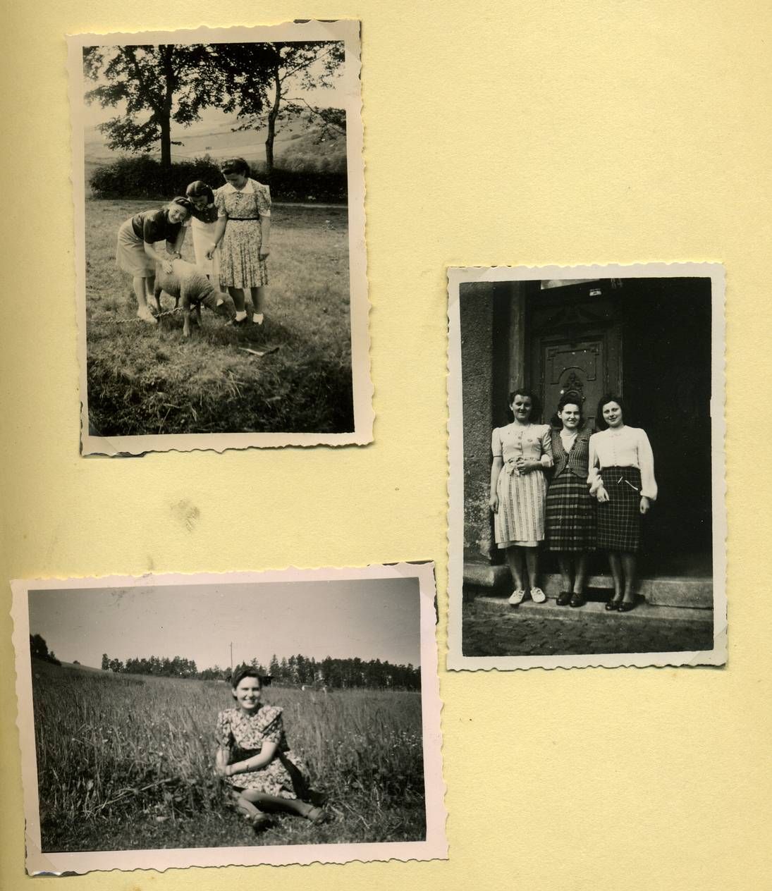 Fotoalbum Sachen RAD Mädchen d.w.J. Lager Freizeit Portrait