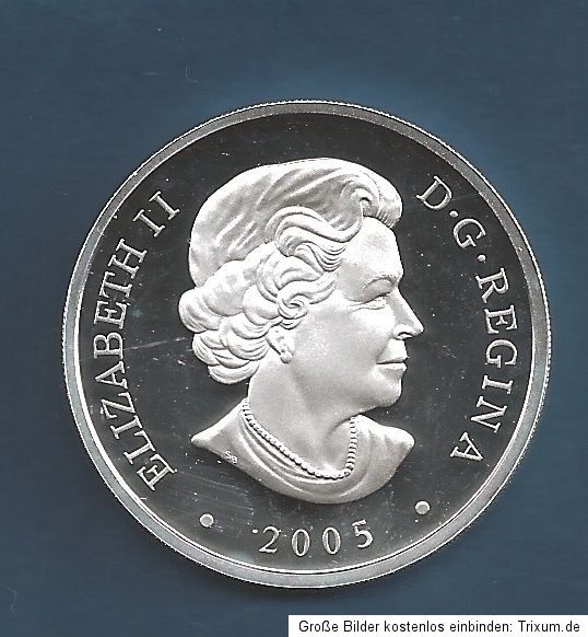 Kanada 20 Dollar 2005 Segelschiff Kinegramm PP Proof 1 oz. Silber