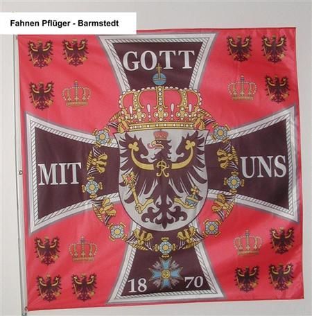 PREMIUM STANDARTE KÖNIG VON PREUSSEN Fahne 150x150