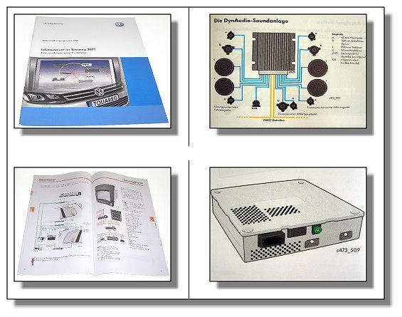 SSP 473 VW Touareg Radio Navigation RNS 850 Schulung