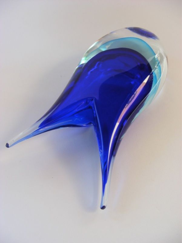 RARE MURANO GLAS VASE INCALMO SOMMERSO GLASMASTER MAURIZIO TOSO