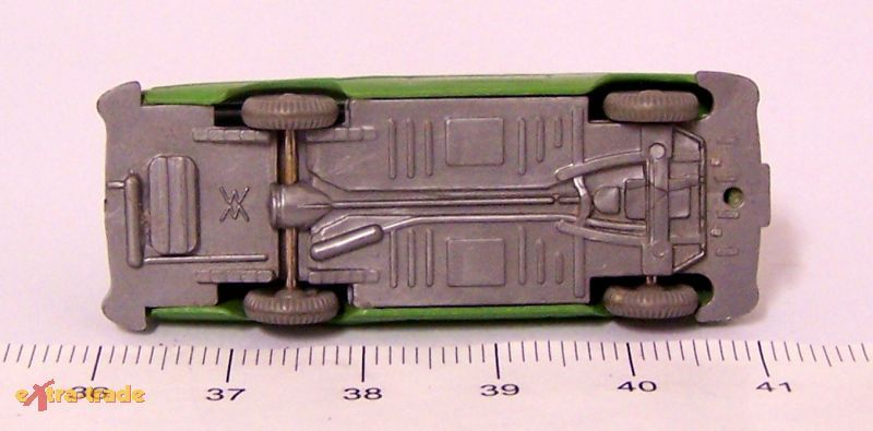 Altes Wiking Modellauto;Opel Rekord Caravan ´57 grün; H0 1/87