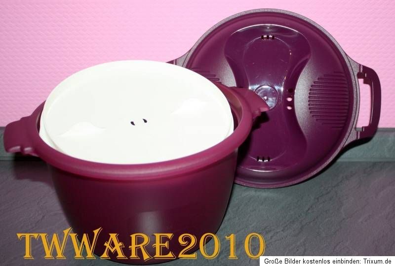 Tupperware Reis   Meister I 56 Reiskocher Mikrowelle Reismeister Lila