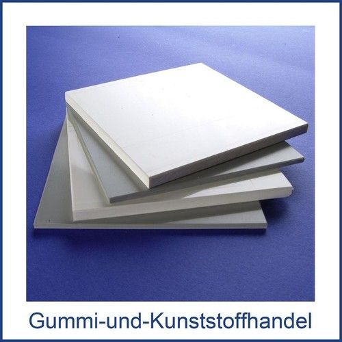 PVC Kunststoffplatte 1000x495x10 mm dunkelgrau Platte für Formenbau