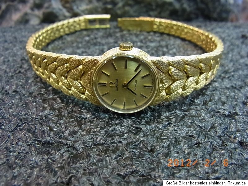 Omega de Ville 750er GOLD Damenuhr 1550 ,