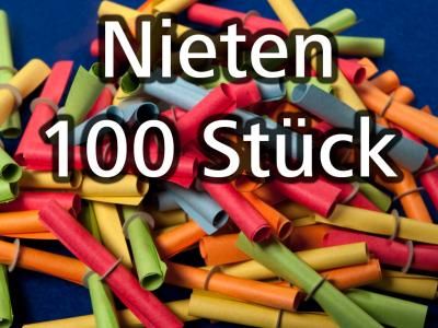 100 Nieten (Tombola Tombolalose Röllchenlose Lose)