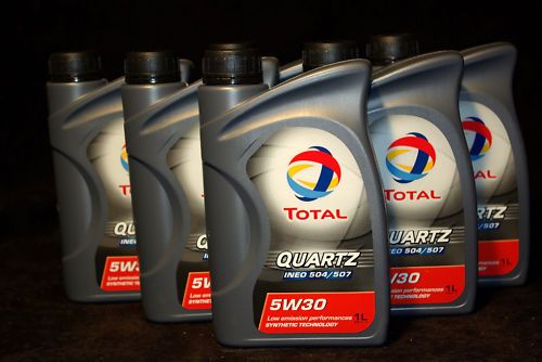 TOTAL 5W 30 Motoröl 5X1 Ltr 5W30 VW 504/507 Longlife 3