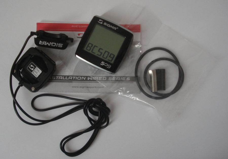 FAHRRADCOMPUTER FAHRRAD TACHO METER SIGMA 509 BC509