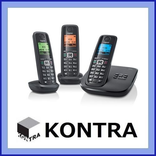 SIEMENS GIGASET A510A TRIO SCHNURLOS TELEFON OVP A 510 A