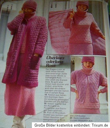 Constanze Strickmode 1977 167 x Stricken Sticken Strickheft Bilder im