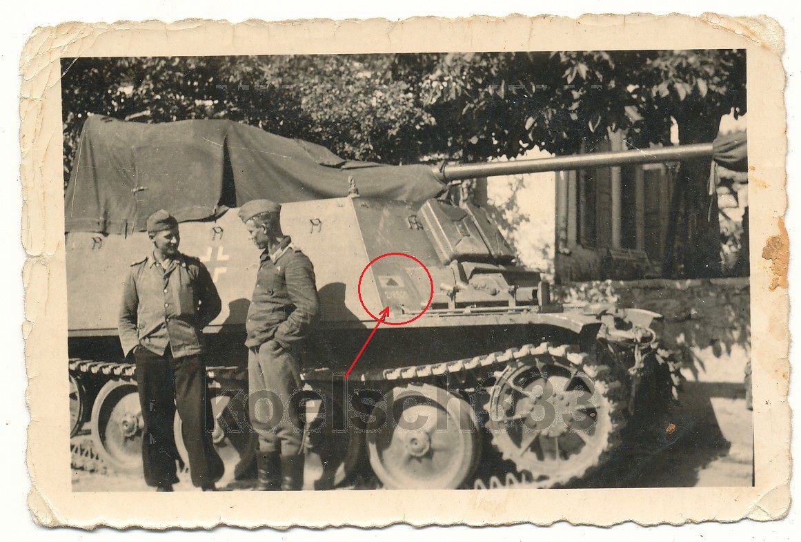 Panzerjäger Marder II Sd.Kfz.132 Panzer Kennung Pz. Jg. Abt. 525