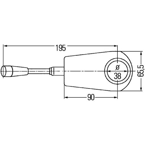 Lenkstockschalter Blinkschalter Uni Hella 6TA008.520 027