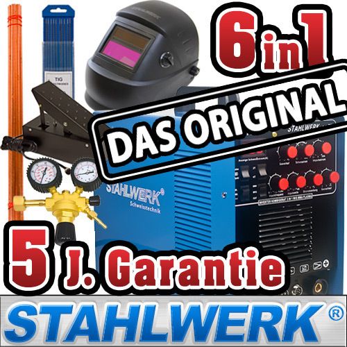  KOMPLETTSET WIG INVERTER CT 520 PULS mit PLASMASCHNEIDER + ZUBEHÖR