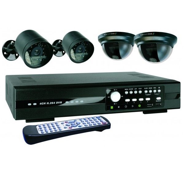 ELRO DVR534S 4 Kanal Digitalrekorder 500Gb HDD 2 Innen u.2