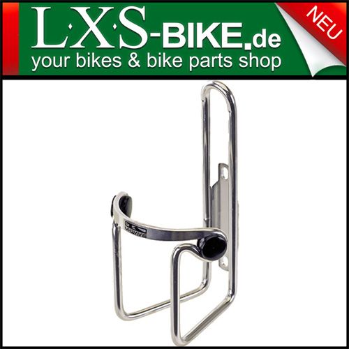 Wave Flaschenhalter Alu Knopf Fahrrad  BIKE silber