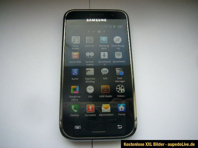 tolles Handy wie neu Samsung Galaxy S Plus GT I9001 8 GB   schwarz