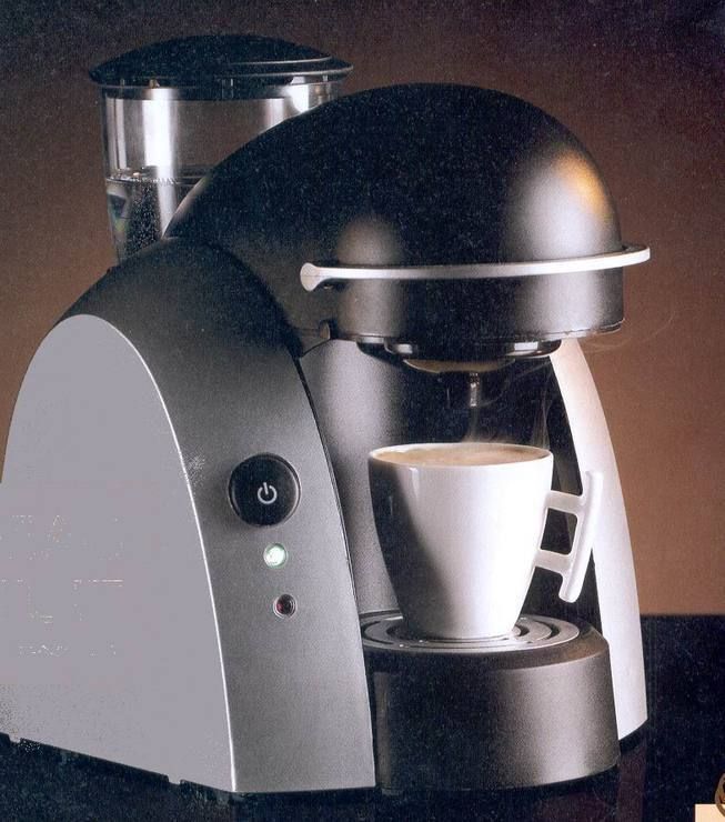 EDLE KAFFEEMASCHINE PARSONS P 549 H SCHWARZ / SILBER