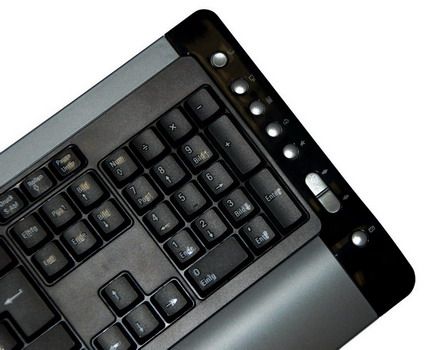Multimedia USB Tastatur Wintech KB 55 mit 13 Zusatztasten QWERTZ