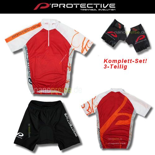 Protective Kinder Radtrikot+Radhose KID SET SORIA NEU