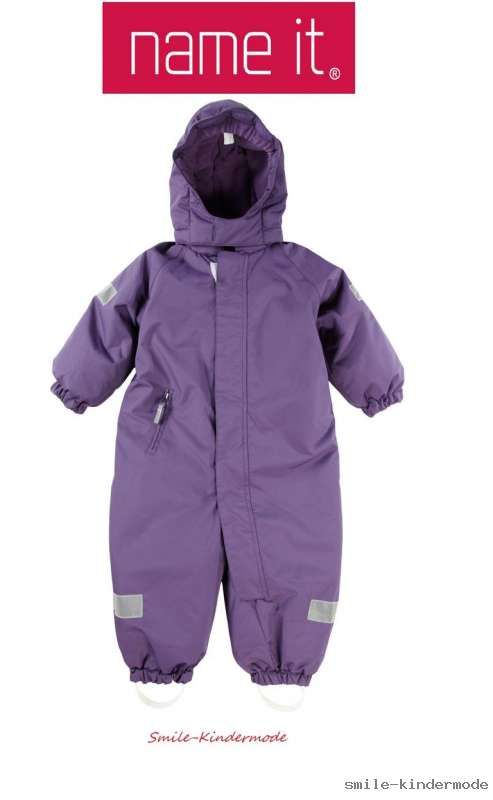 name it Schneeanzug Skioverall Coverall Skianzug Wind mini NEU Lila