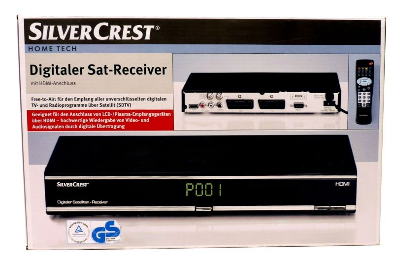 SilverCrest digitaler SAT Receiver SL35 HDMI/2x Scart