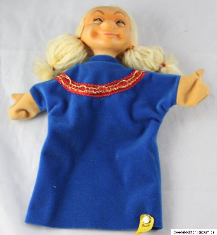 Alte Handpuppe von Steiff Prinzessin 7023 / 27