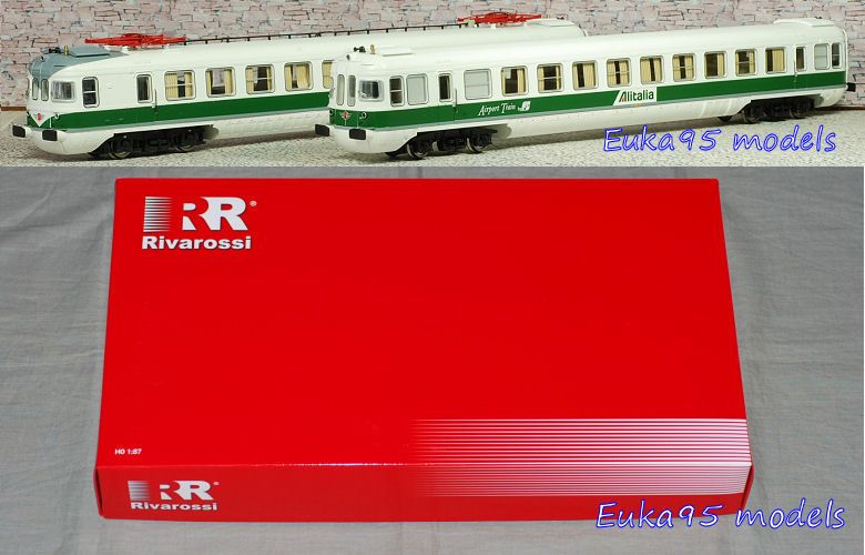 RIVAROSSI HR2353   COPPIA ELETTROMOTRICI ALe 601 E Le 601 ALITALIA H0