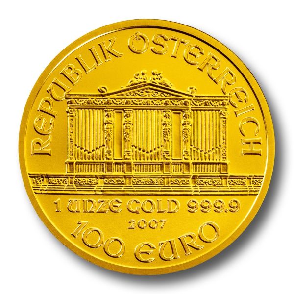 Wiener Philharmoniker 1oz Gold Münze (2012)