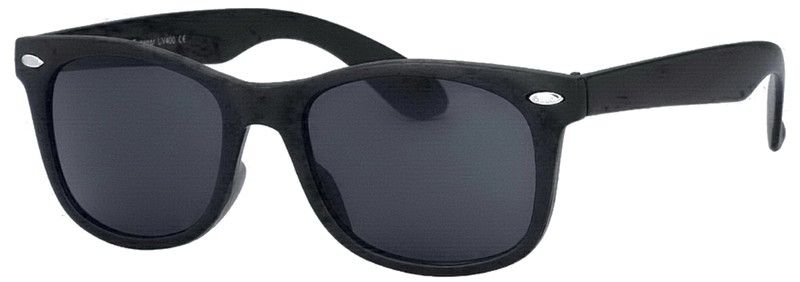 Sonnenbrille Wayfarer Nerd Brille Hornbrille schwarz