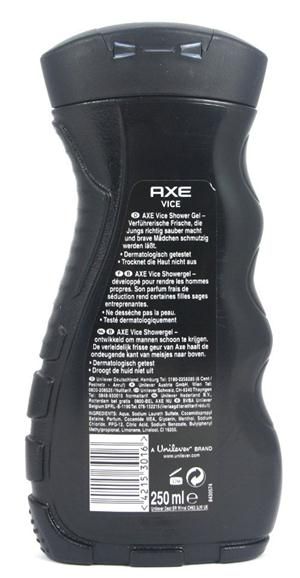 Axe Duschgel Vice 250ml Shower Gel / (100ml=1,00 €)