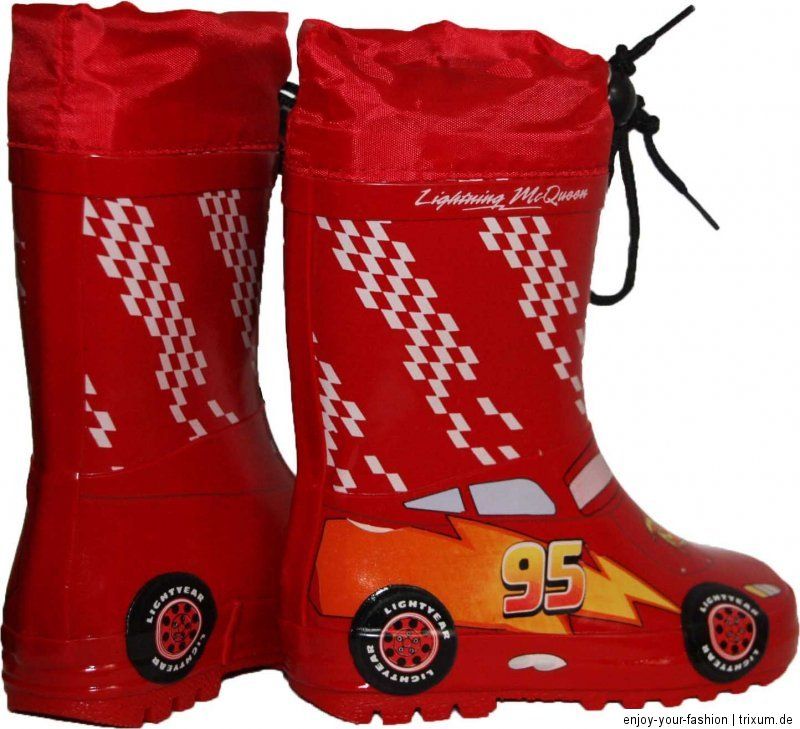 Disney Pixar CARS Regenstiefel Gummistiefel 24 25 26 27 28 29 30