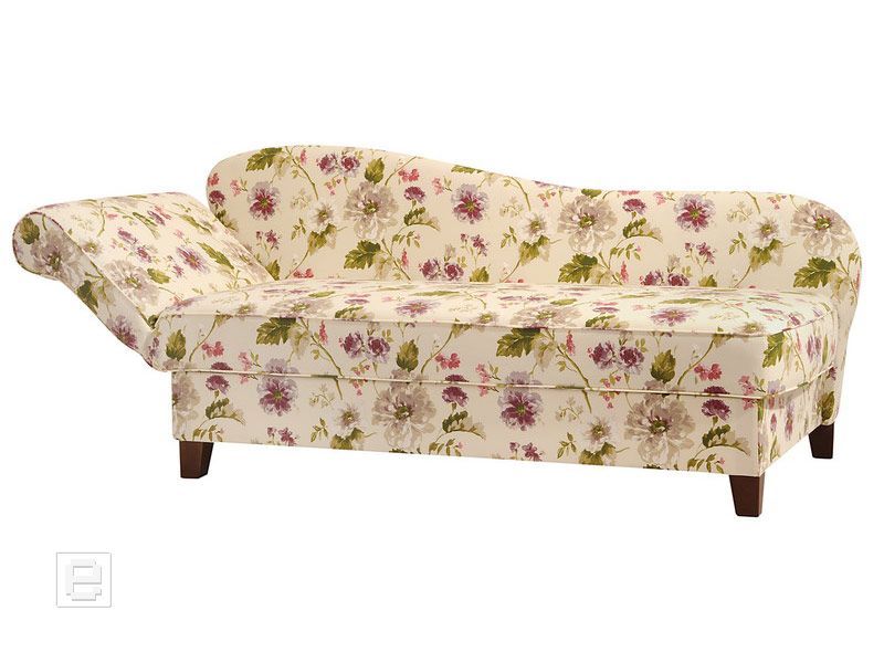 NEU* Excl. Recamiere Chaiselongue Ottomane Sofa Couch florales Design