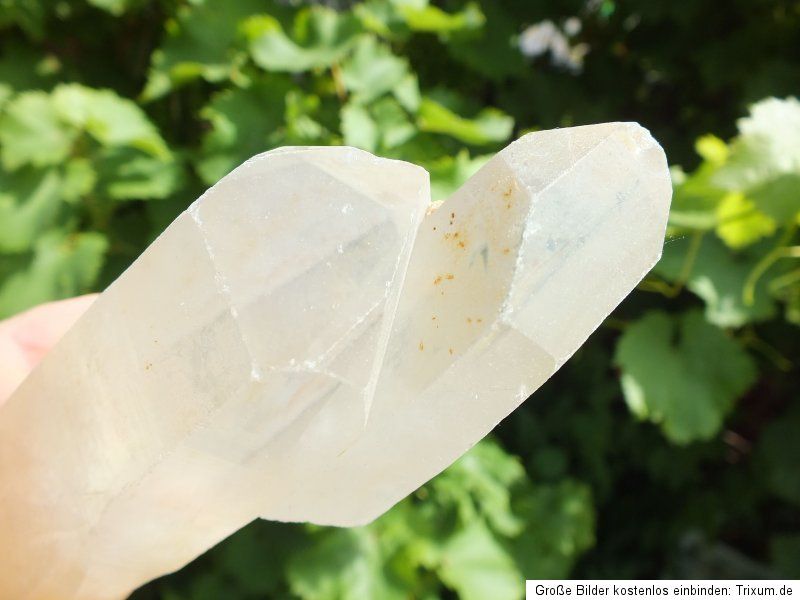 Lemurian Kristall 370 gr, Lemuria Channelkristall, Bergkristall Stufe