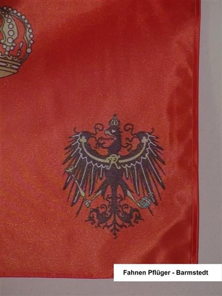 PREMIUM BANNER KÖNIGIN PREUSSEN Fahne Flagge 100x100