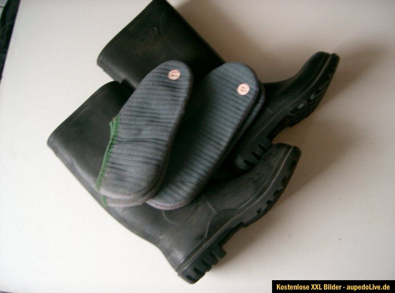 Gummistiefel Gummi Stiefel Gr 43 PHOENIX Stahlkappe schwarz